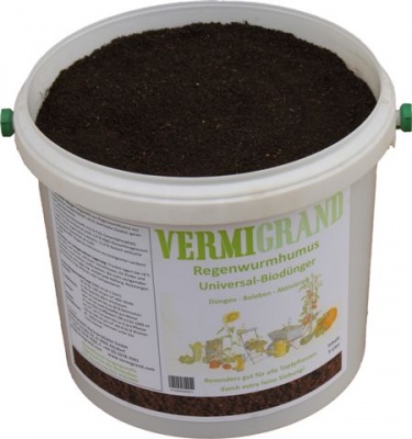 Vermigrand Regenwurmhumus 5 lt. K�bel